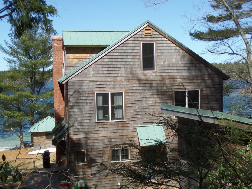 Green Standing Seam Roof